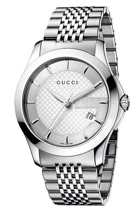 gucci g-timeless stainless steel bracelet watch|Gucci g timeless watch price.